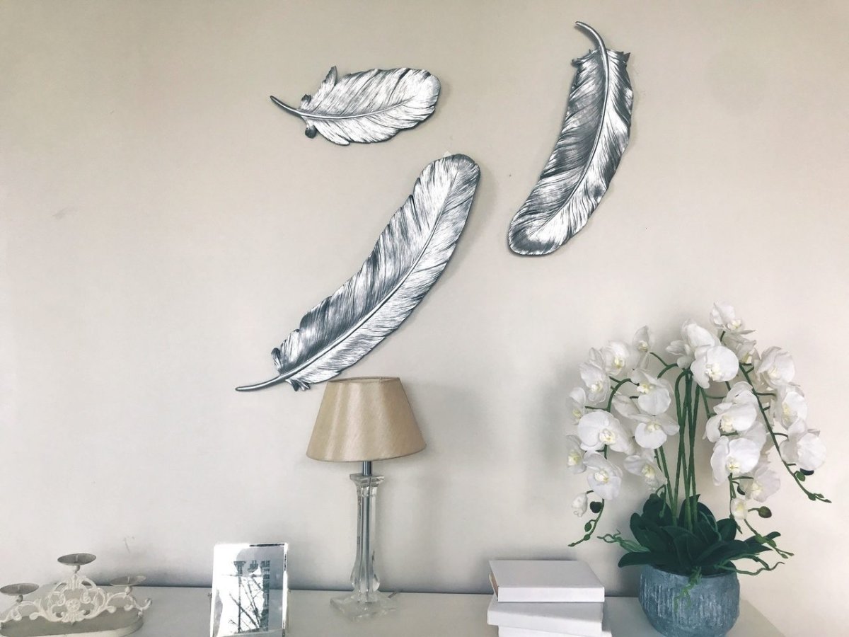 Картины с текстурной пастой и поталью