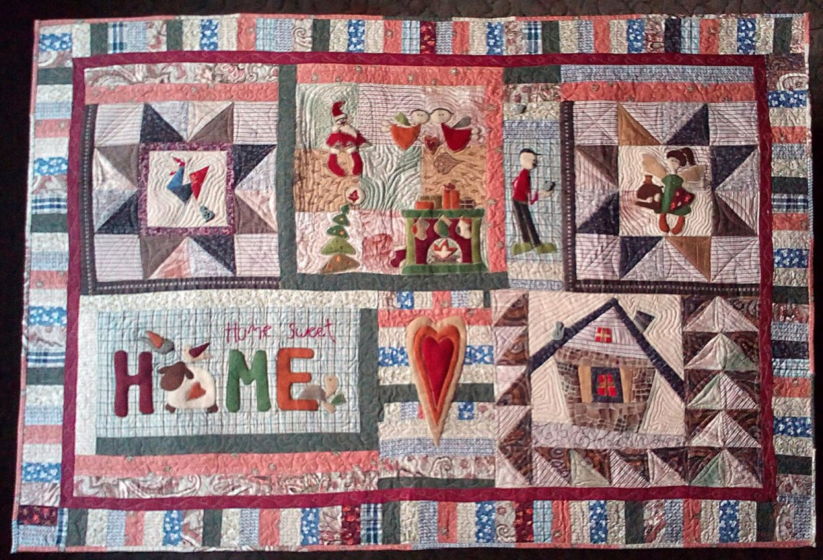 Панно для бани лоскутное