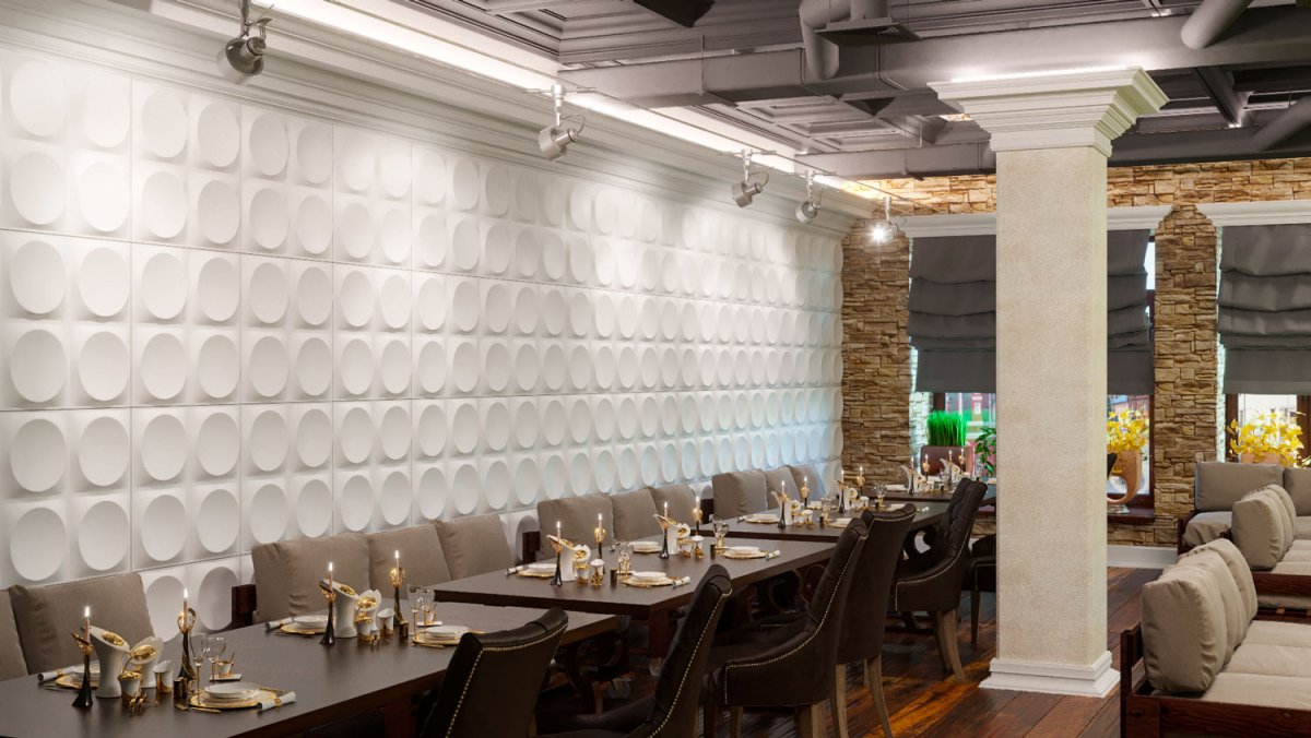 Интерьер пиццерии