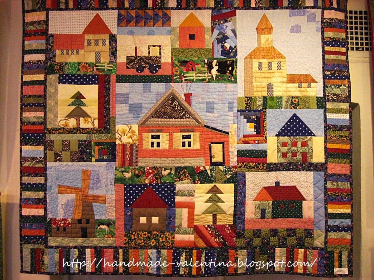 Панно из лоскута