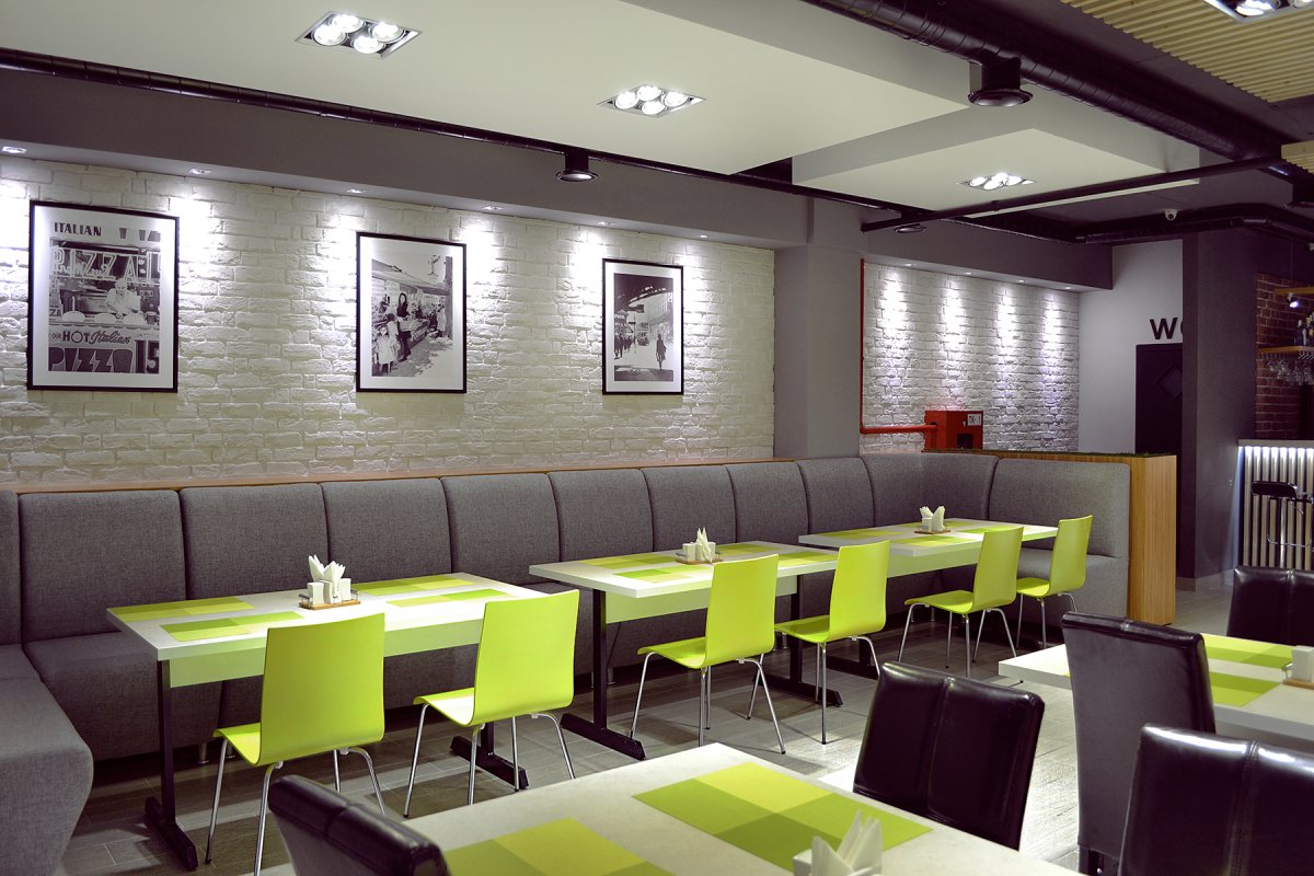 Интерьер кафетерия архикад