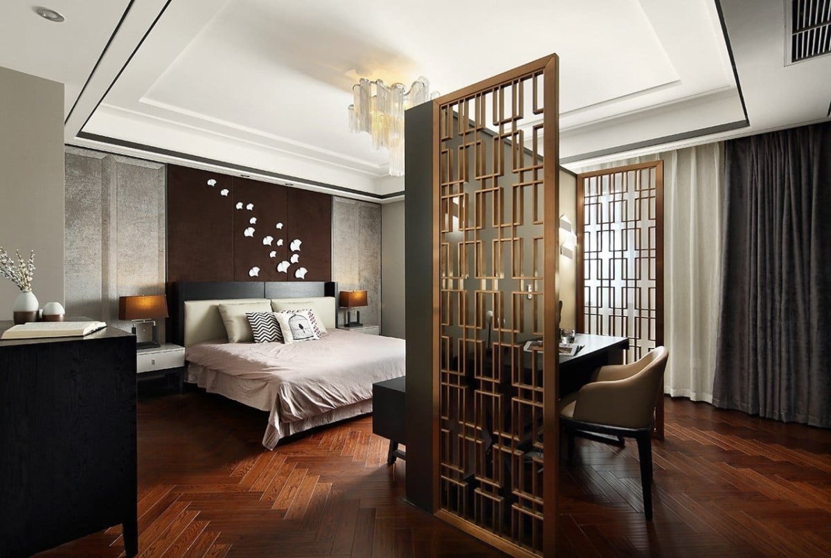 Кованная перегородка для зонирования