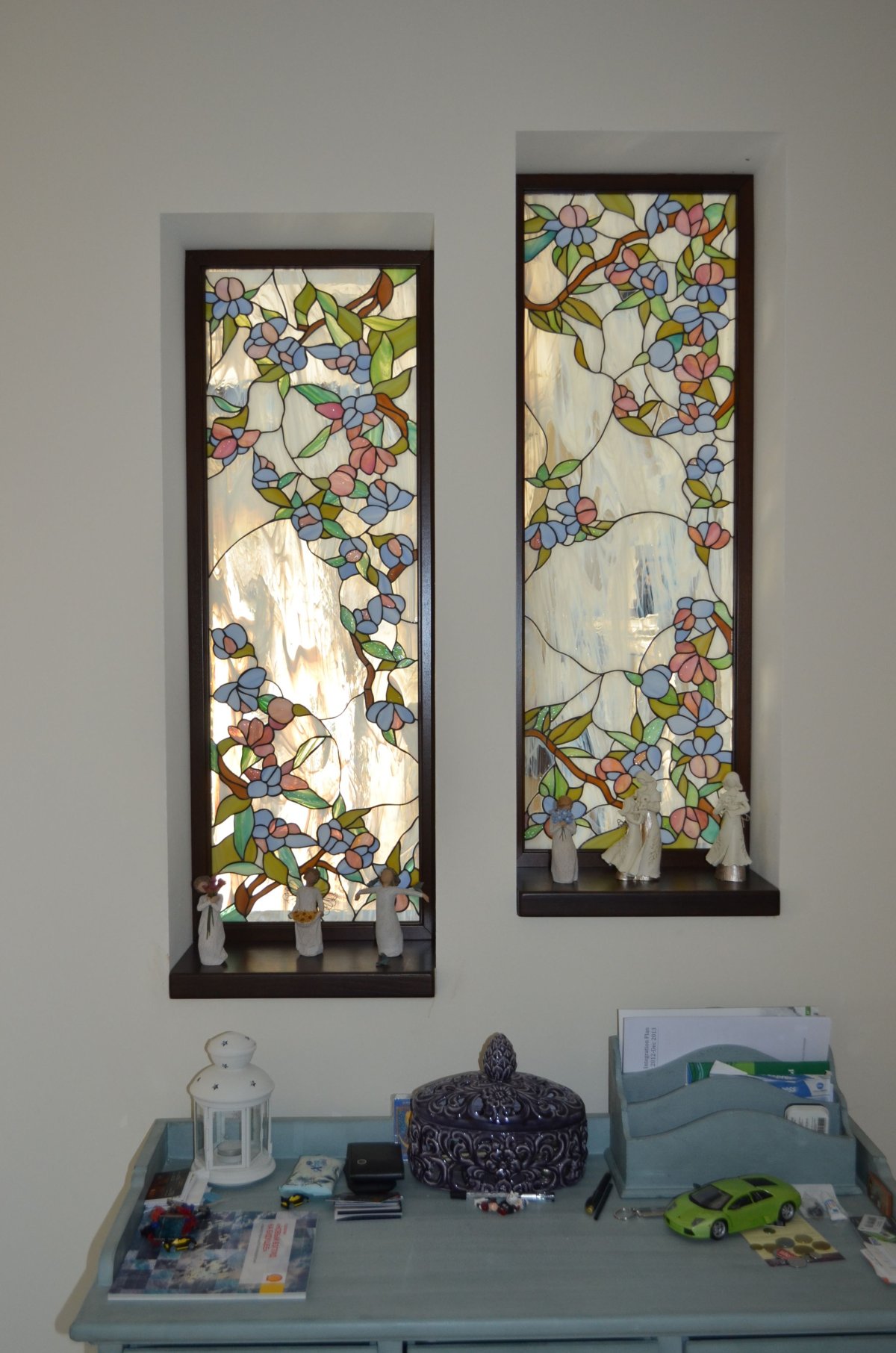 Витражные стекла в интерьере