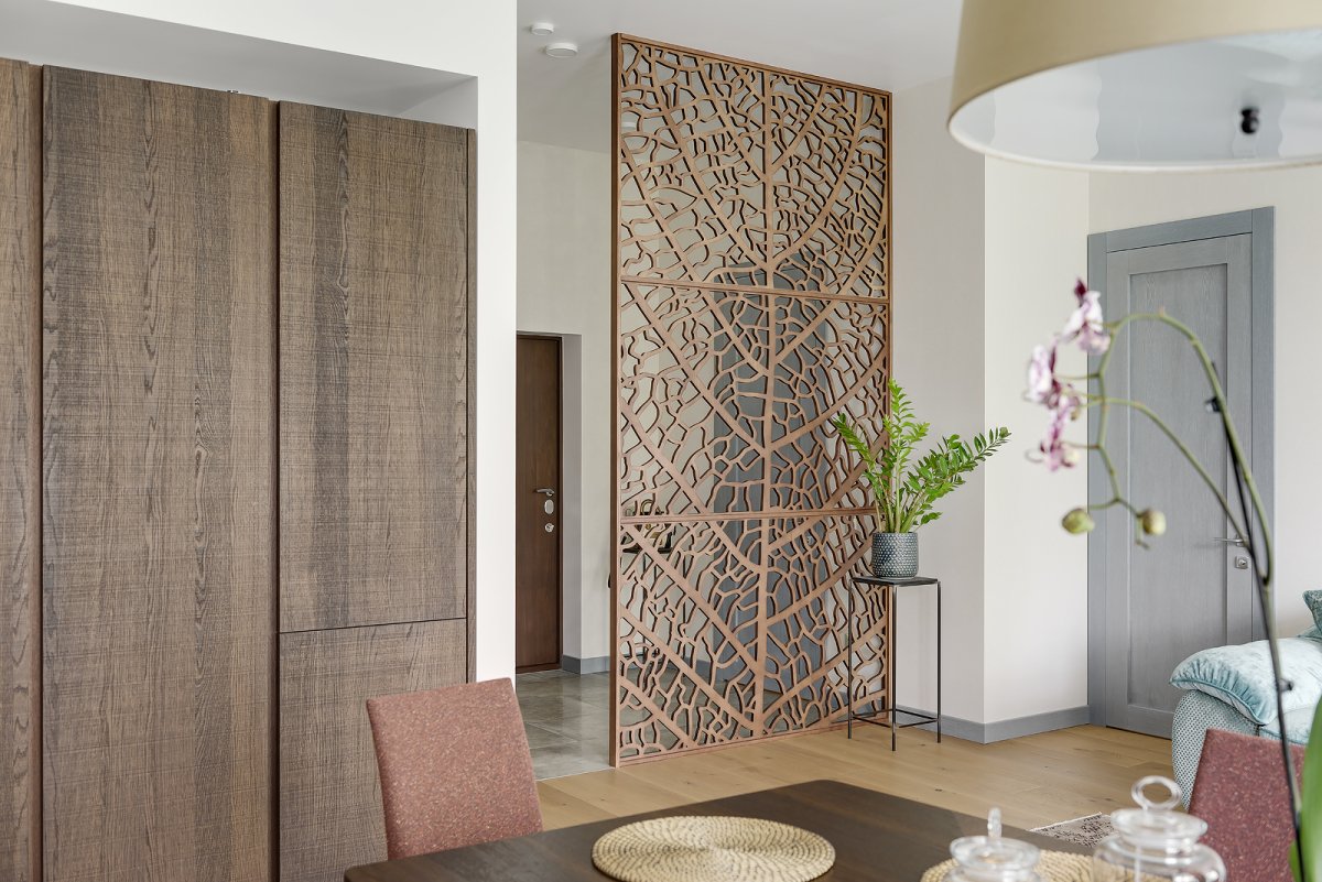 Ширма из металла в стиле лофт