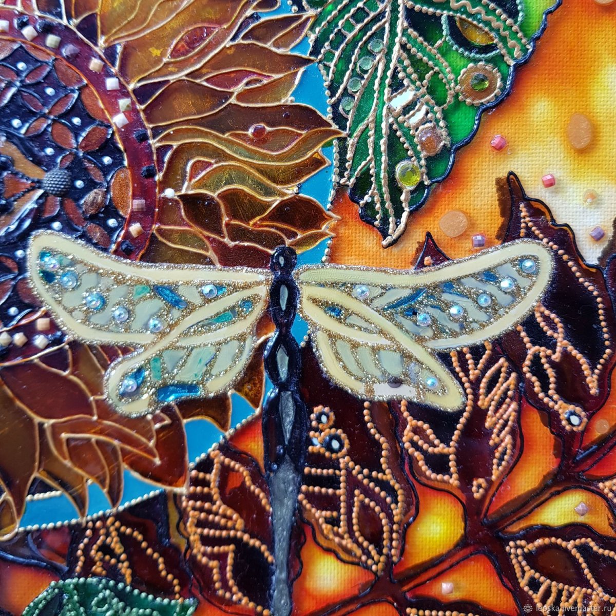 Картина под стеклом на стену