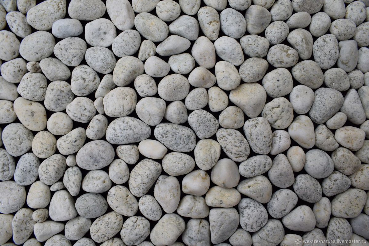 Морская галька дорожка