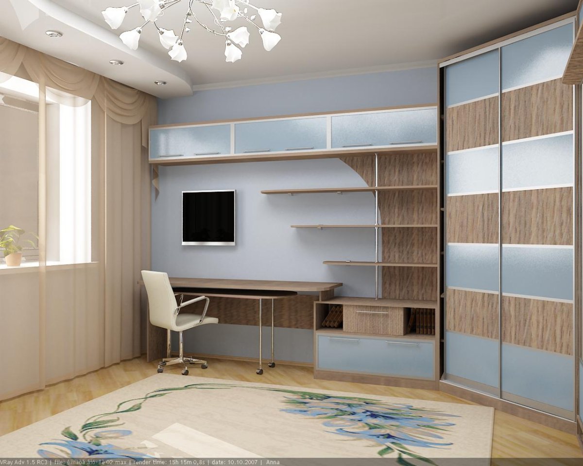 Шкаф в комнату молодого человека