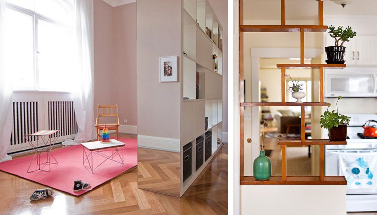 Интерьер однокомнатной студии 45 кв.м