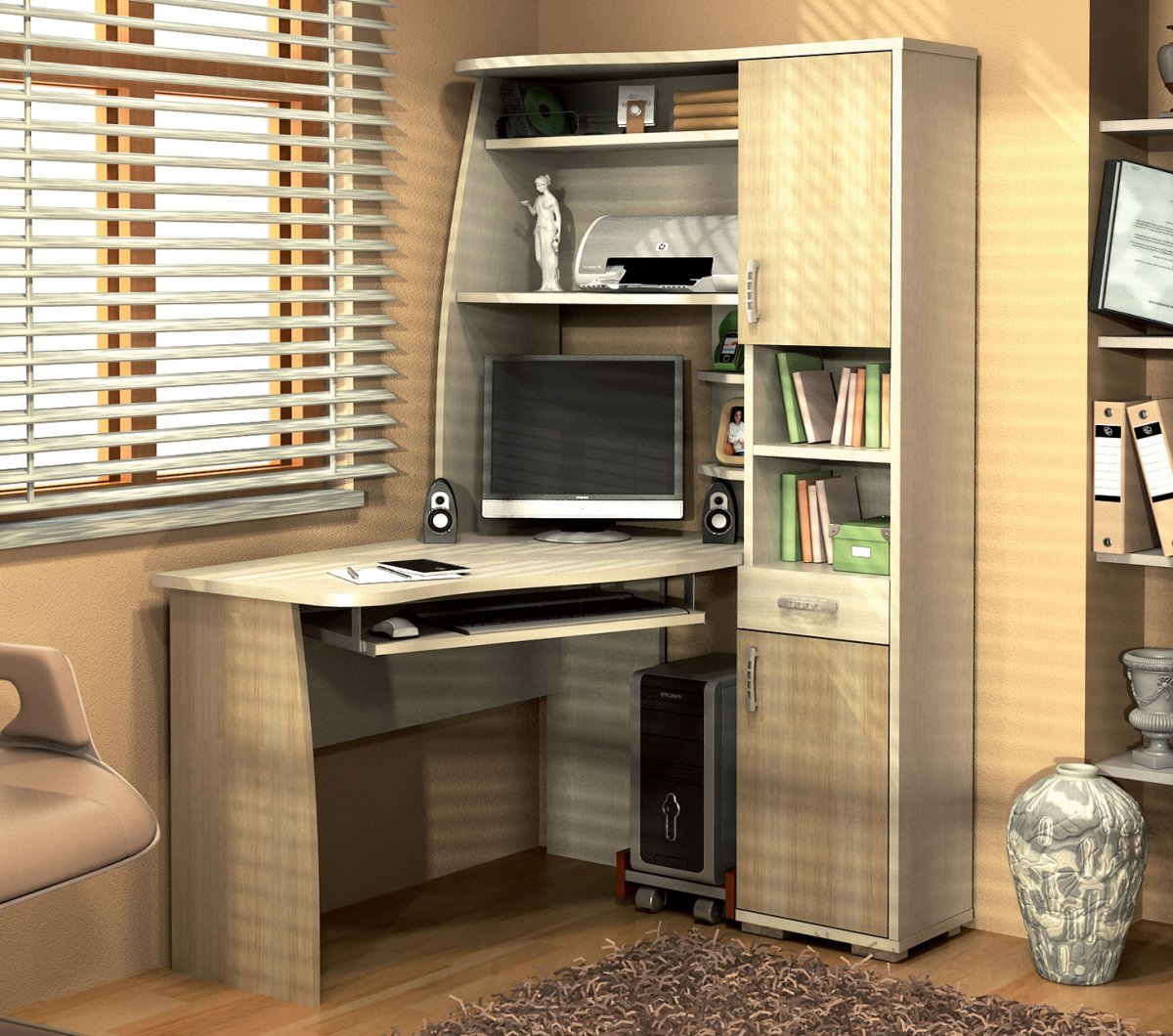 Стол компьютерный Сигма-4 (5018) BMS