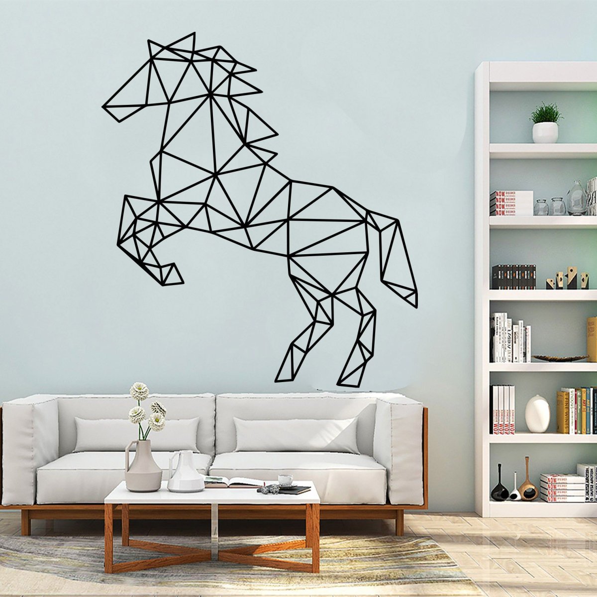 Абстрактные обои для стен в интерьере