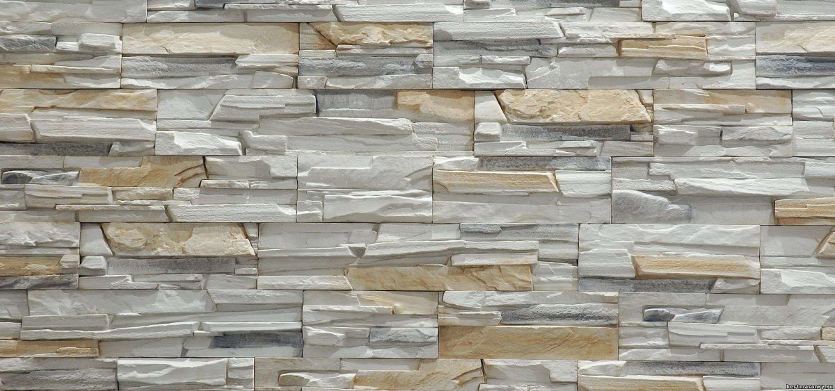 Облицовка стен натуральным камнем