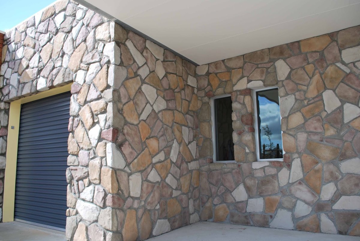 Вентилируемый фасад "каменная мозаика"