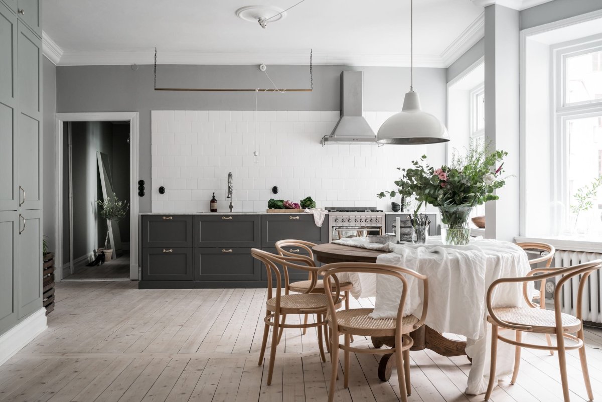 Кухня в стиле Нью Нордик