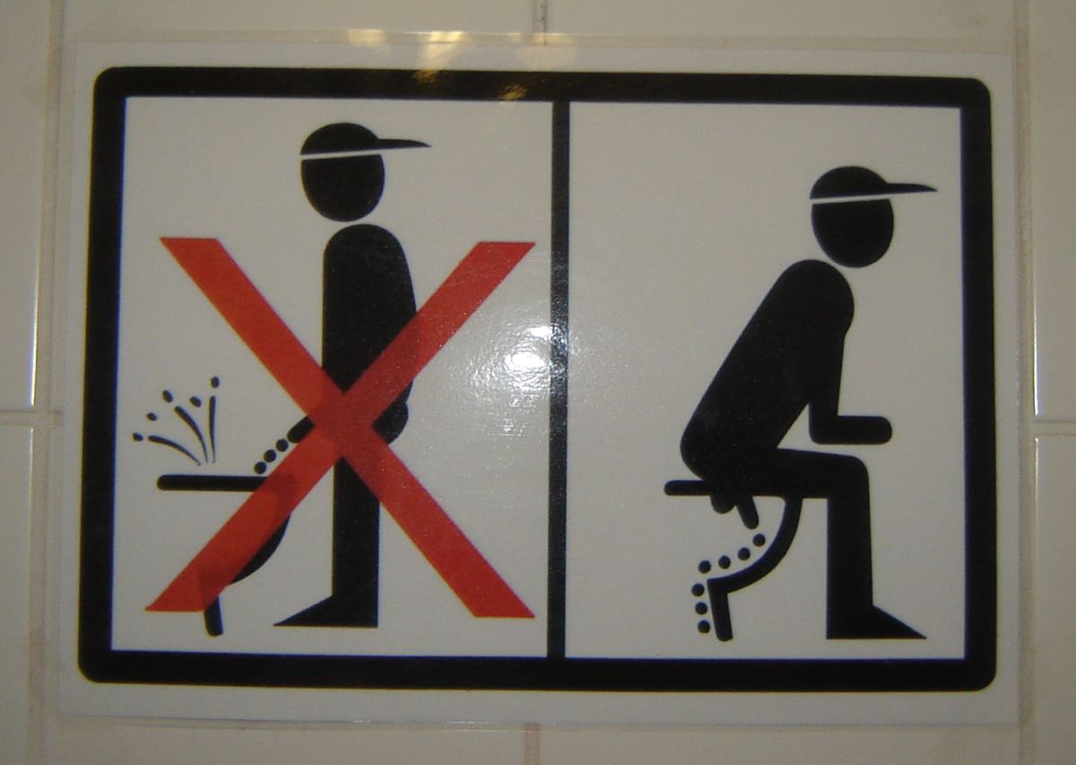 Постер в санузел