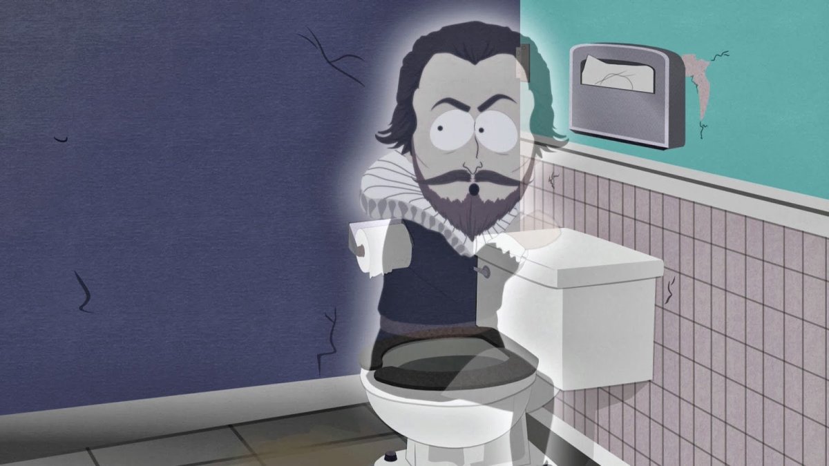 Картина в туалет