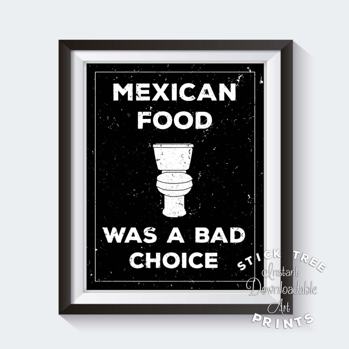 Постер с юмором для санузла