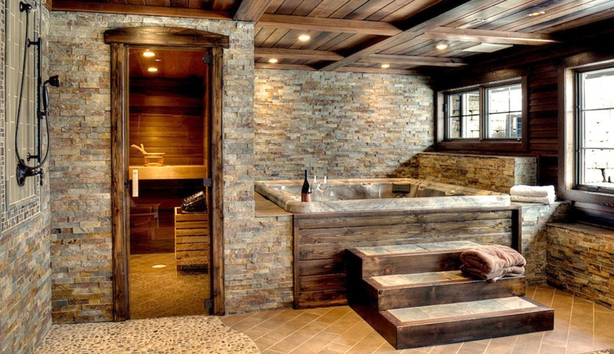 Интерьер бани