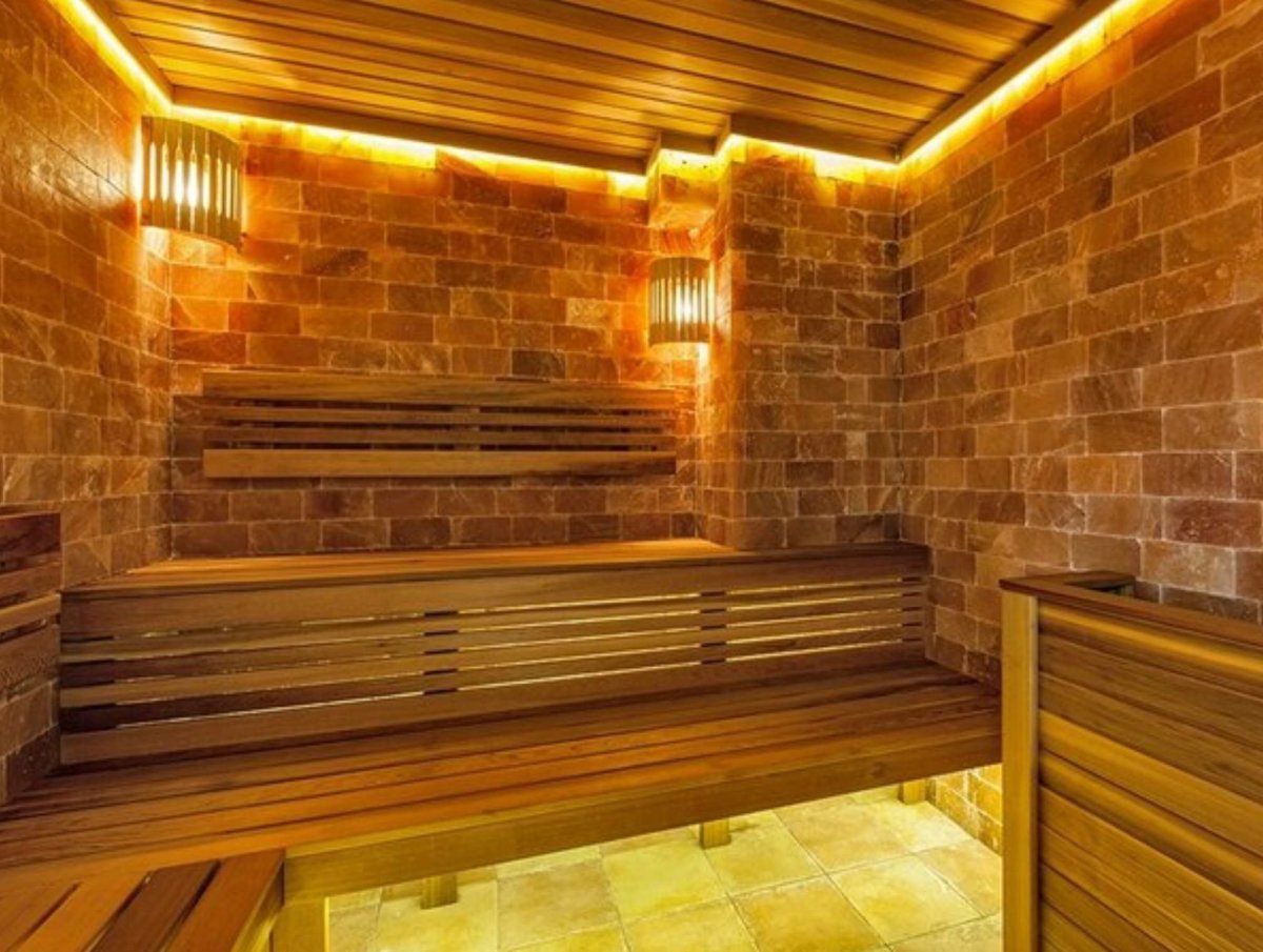 Керамогранит в бане