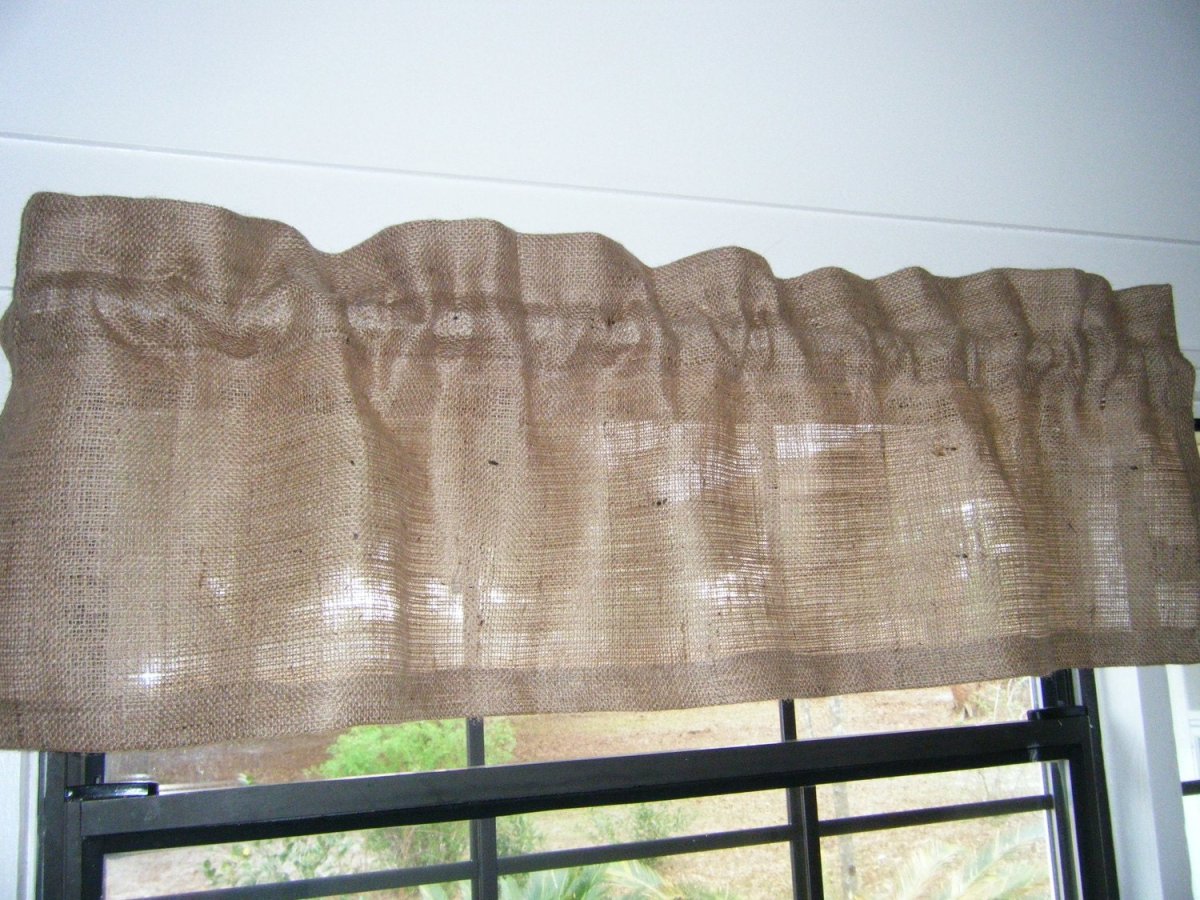 Шторы из Мешковины для беседки
