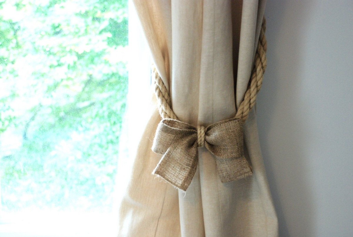 Шторы мешковина