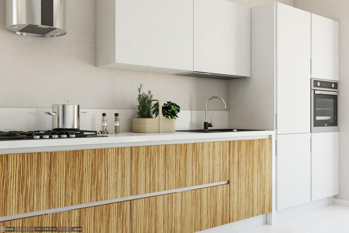 Профиль gola кухня шпон