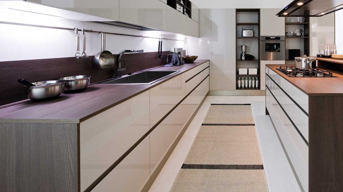 Ручки на кухонном гарнитуре