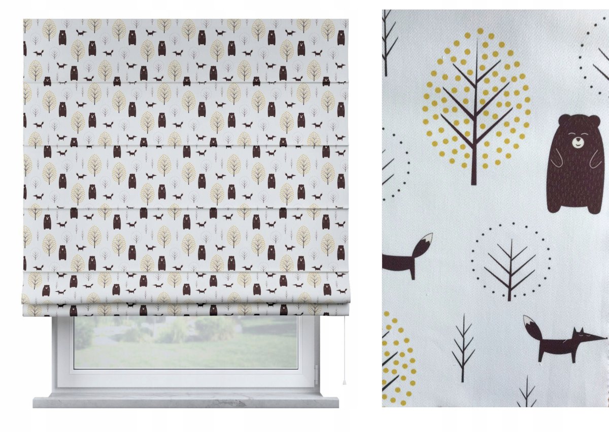 Римская штора в детской