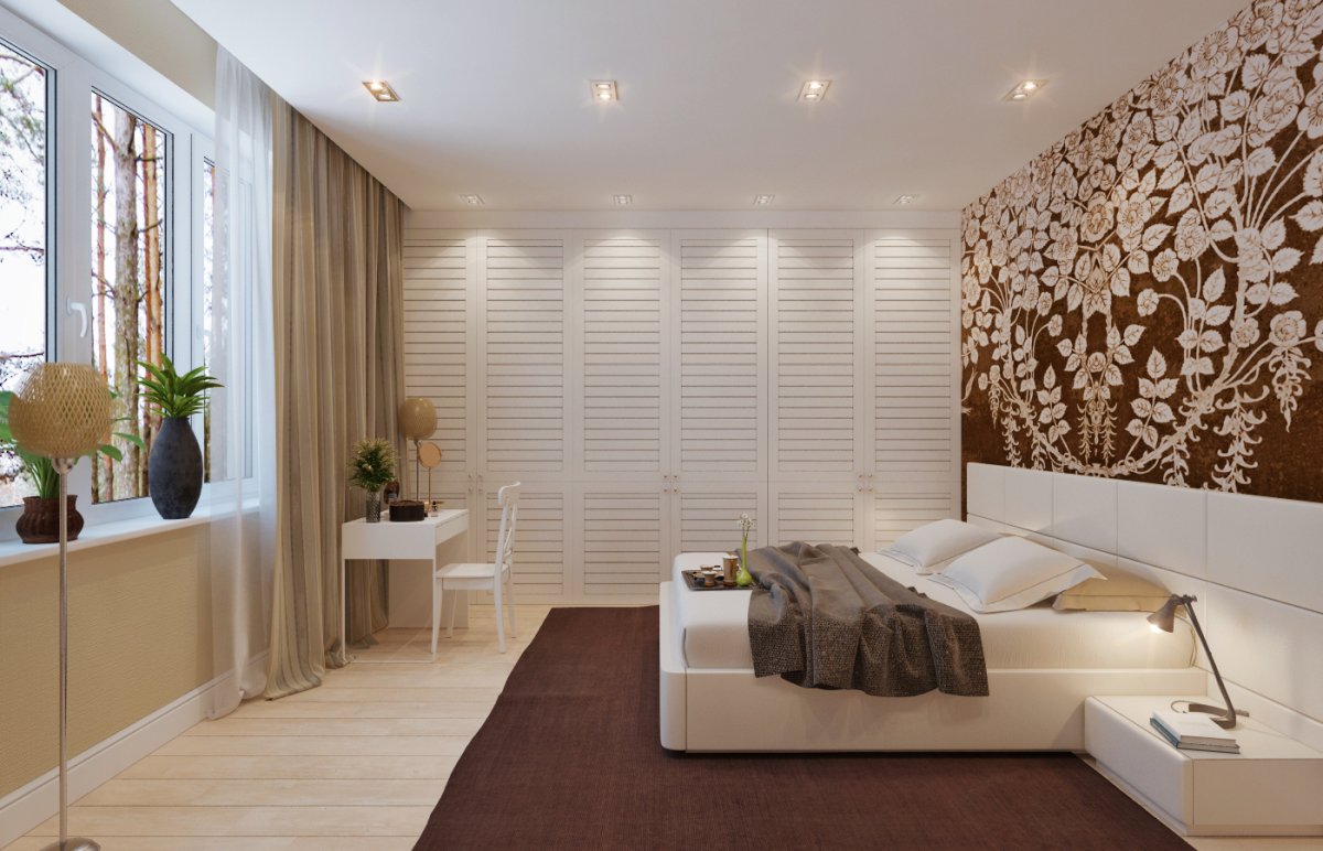 Поклейка обоев в рамках