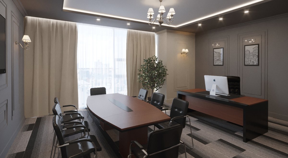 Интерьер офиса 20 кв м