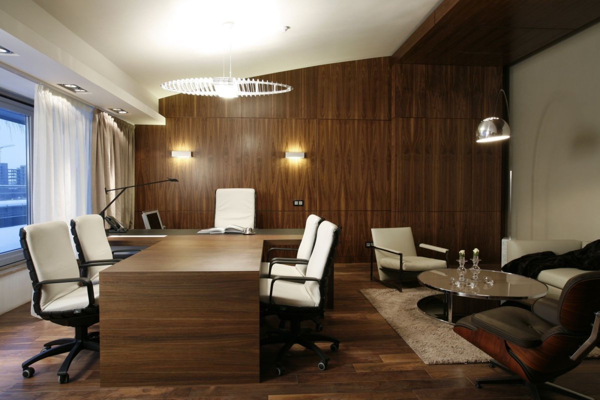 Кабинет руководителя интерьер современный