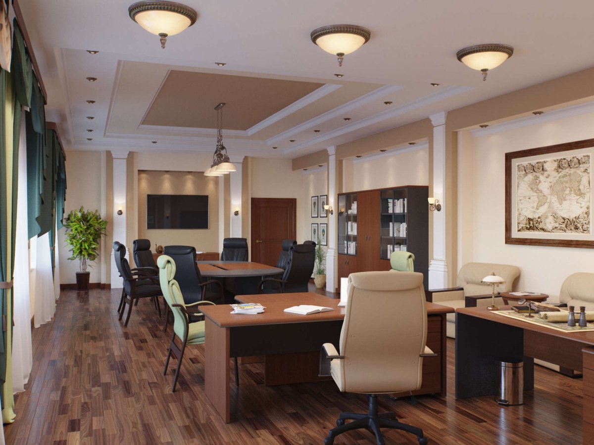 Небольшой офис юридической фирмы