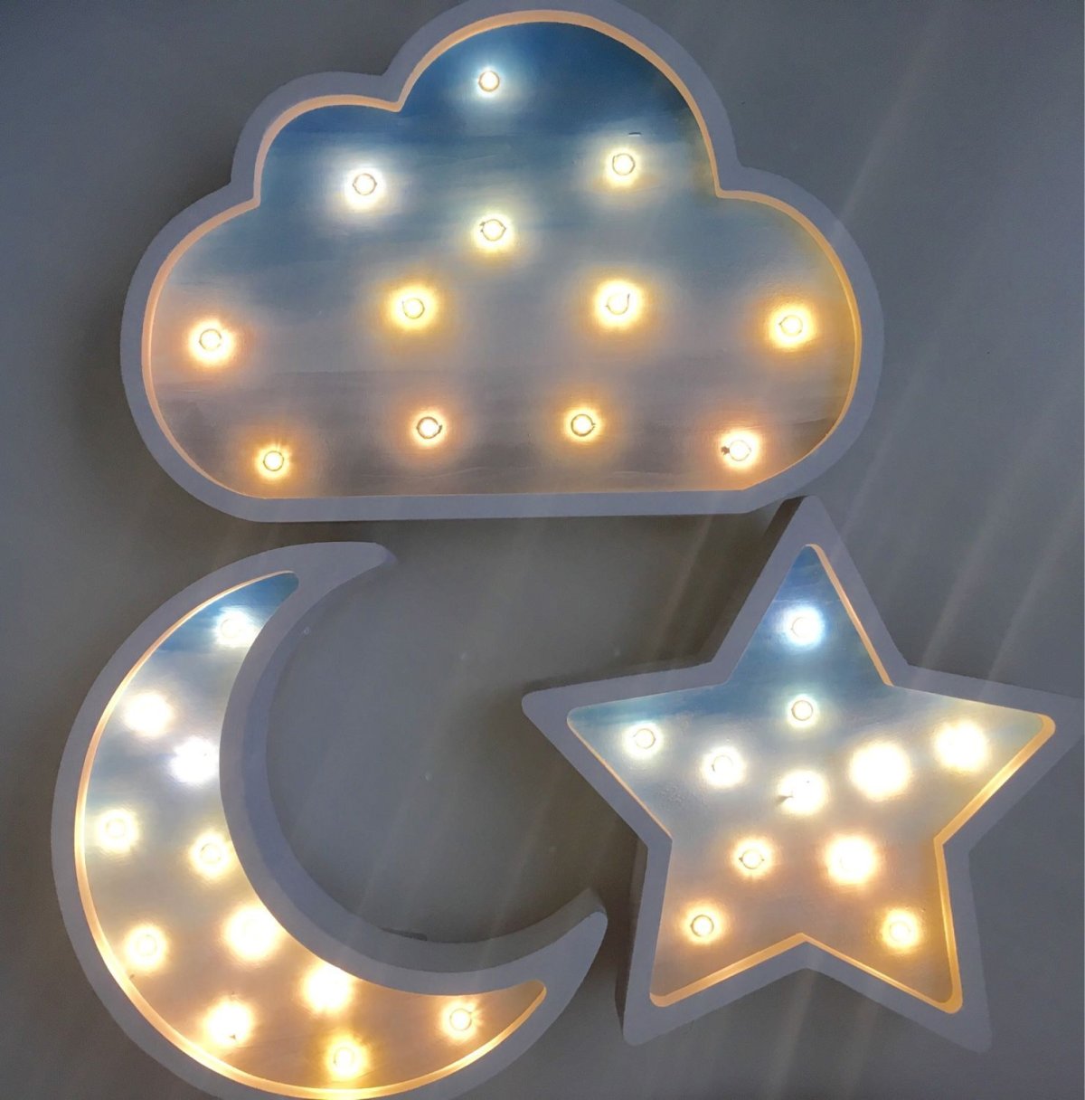 Детский ночник из дерева