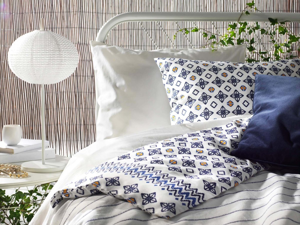 Икеа постельное бельё 1.5 спальное