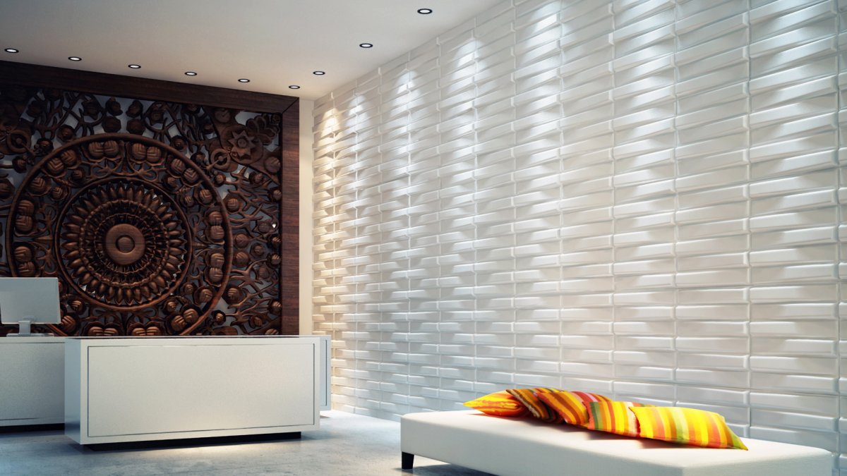 Декоративные панели для стен в интерьере