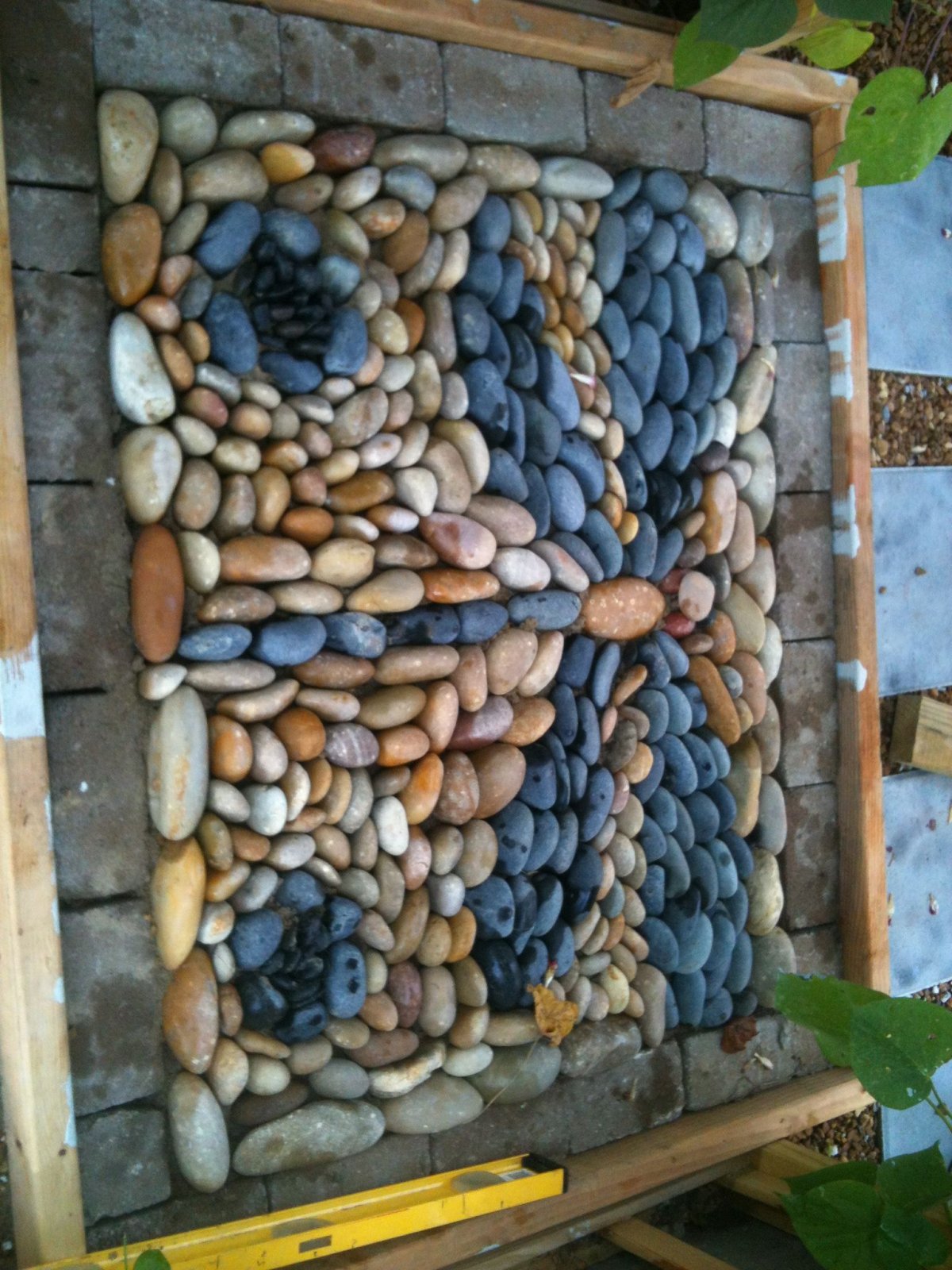 Мозаика из гальки в интерьере