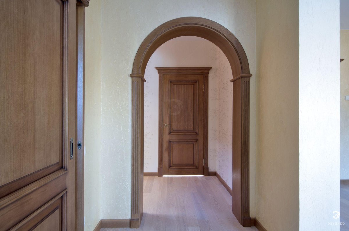 Арка из массива дерева