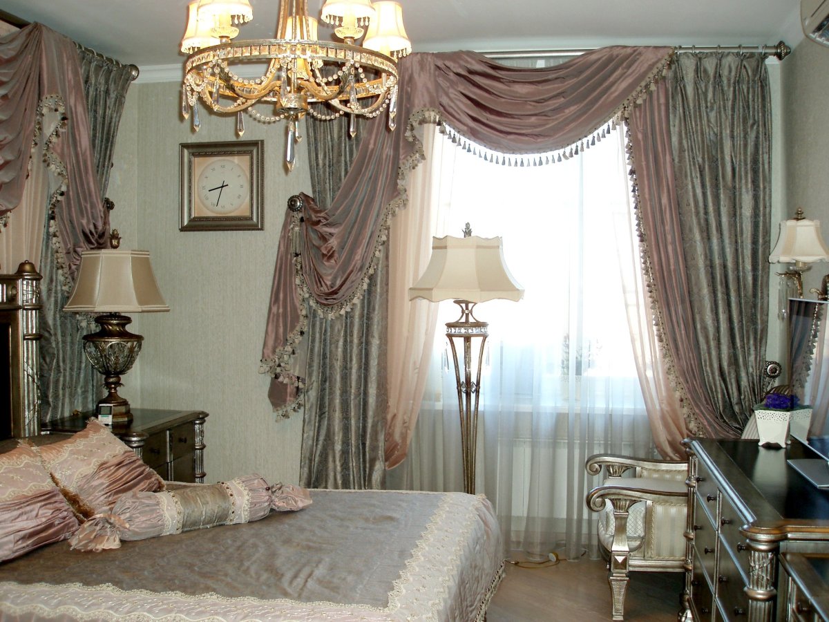 Элитные шторы для спальни