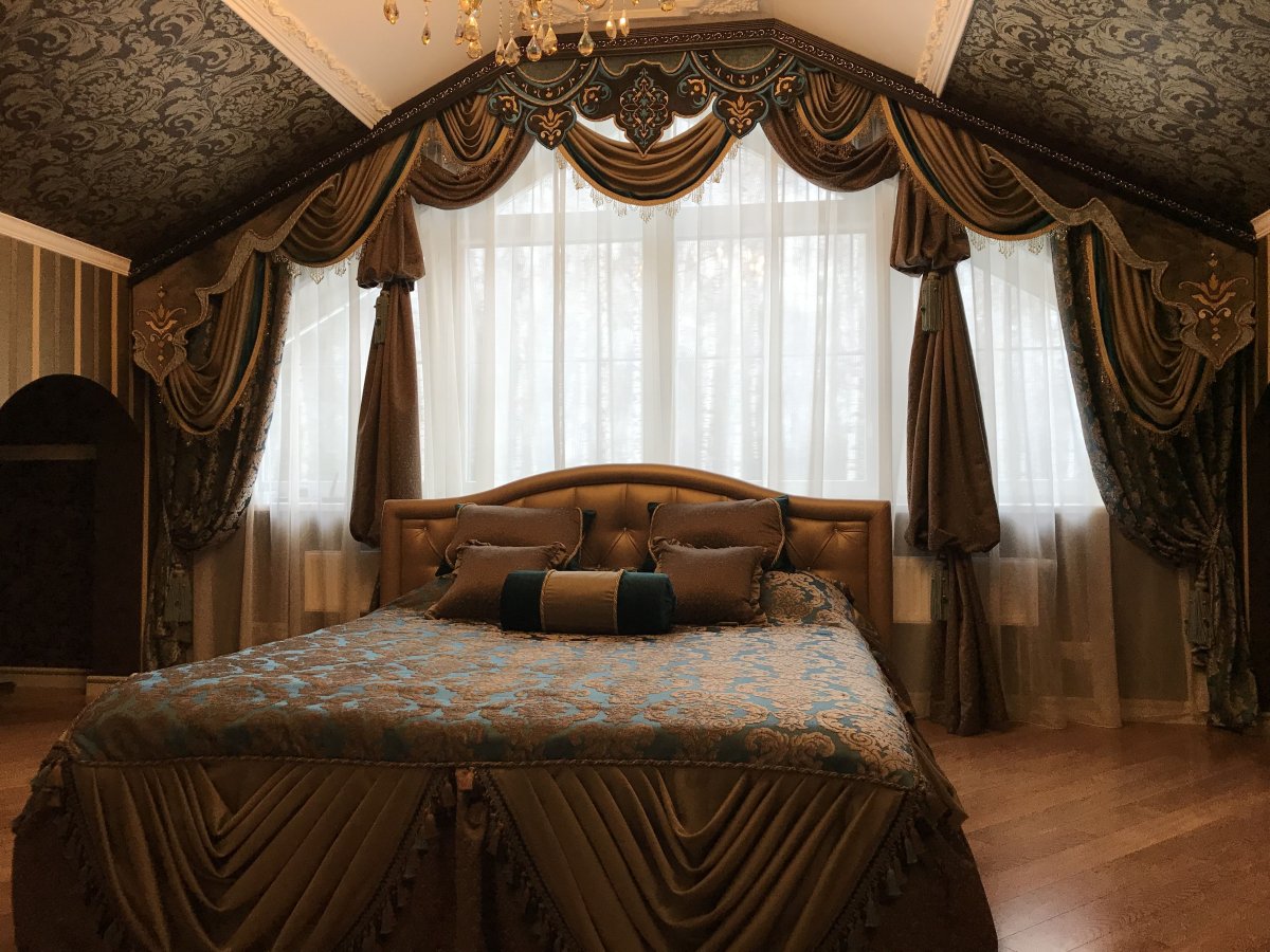 Шторы в маленькую спальню