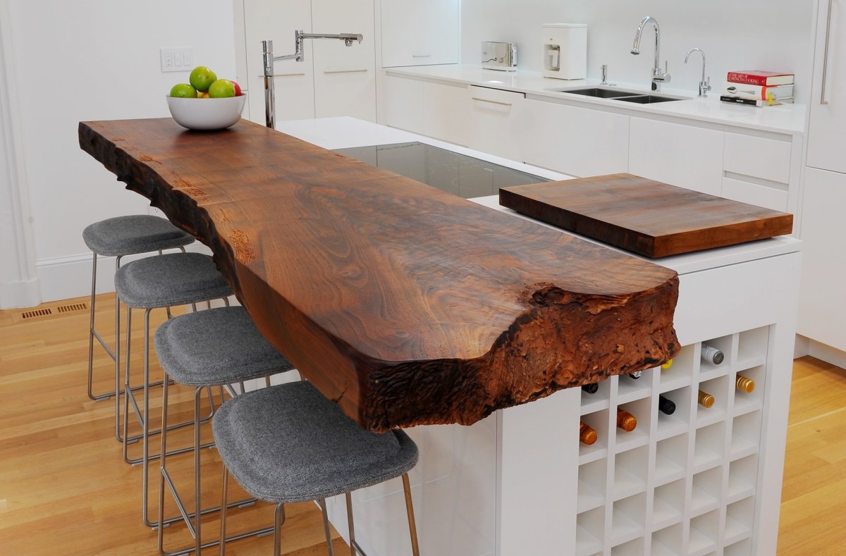 Кухонный остров из слэба