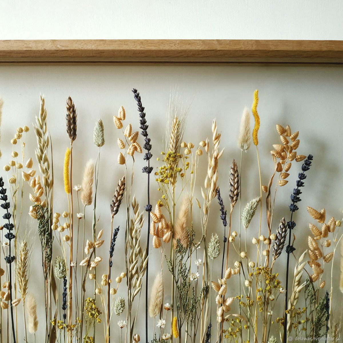 Панно из сухоцветов