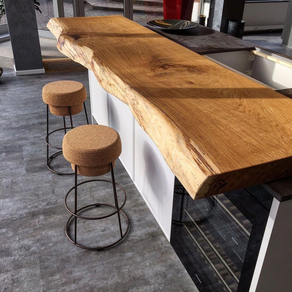 Кухня лофт слэб