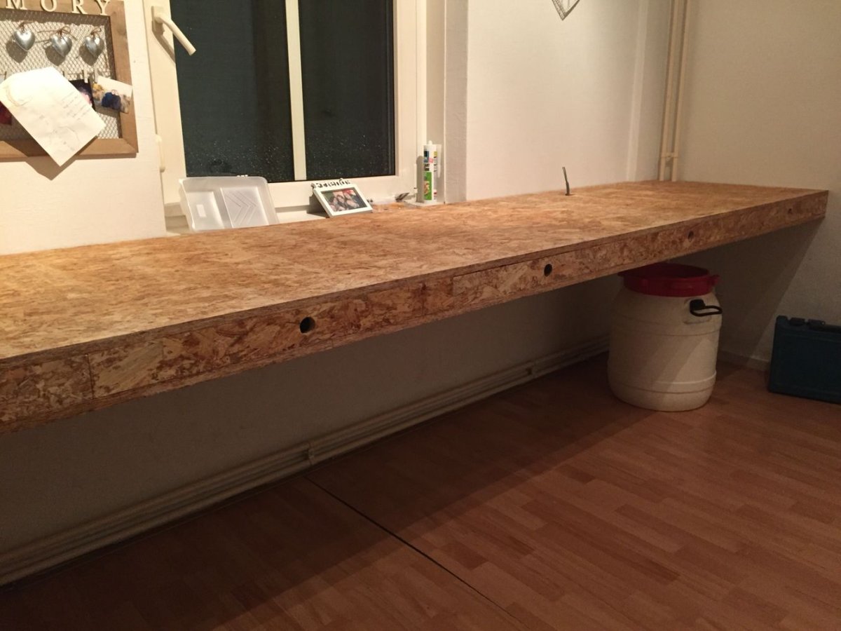 Столешница из ОСБ для кухни