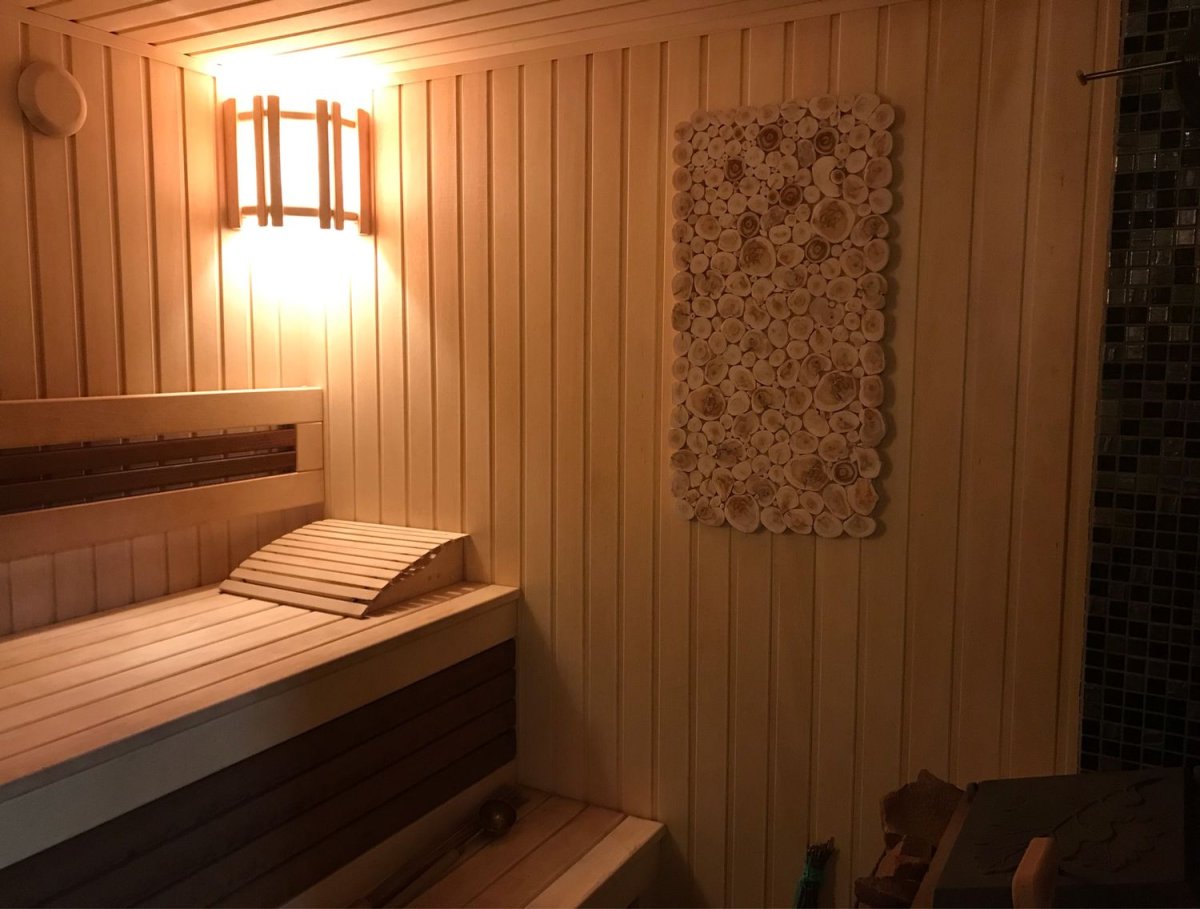 Можжевеловые панели для бани