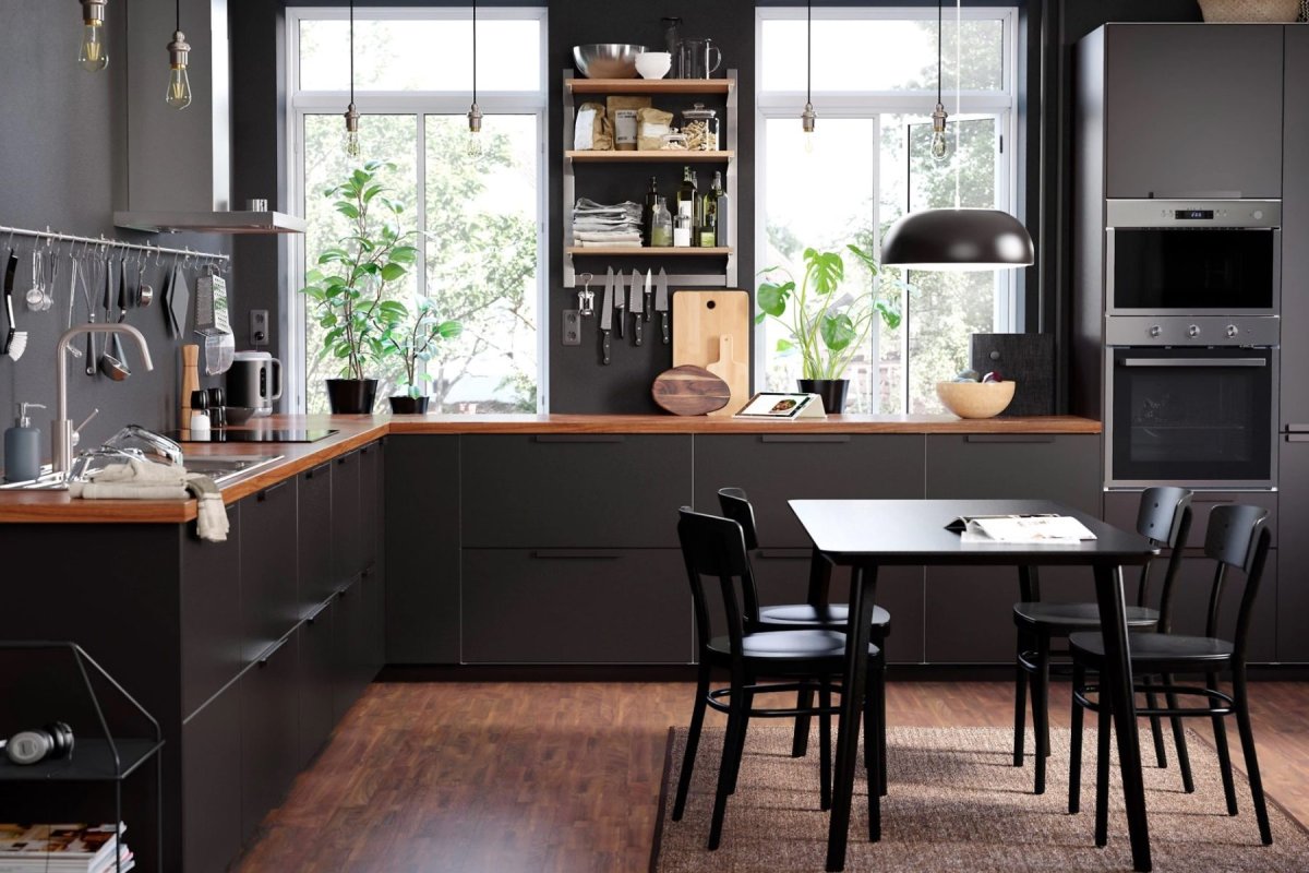 Кухня икеа Лаксарби