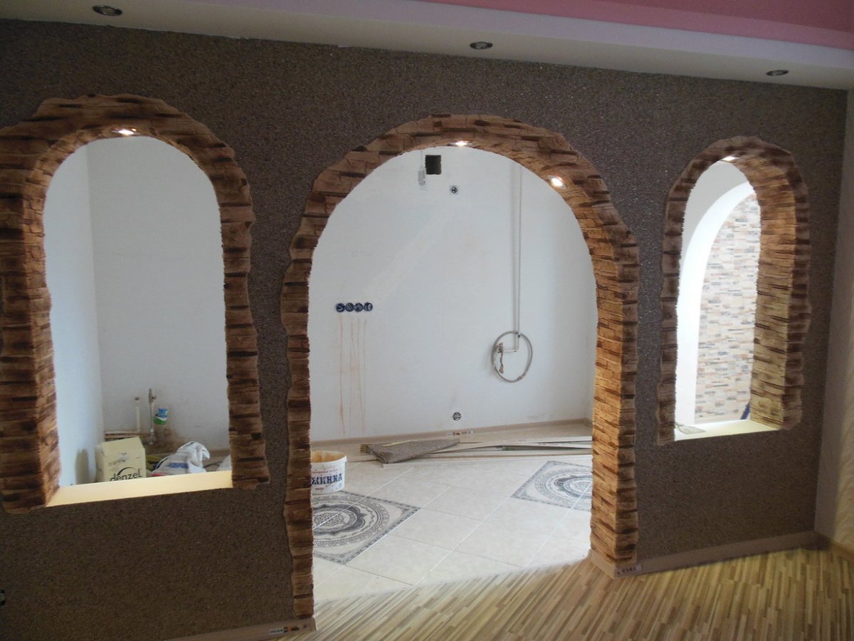 Отделка арок в доме