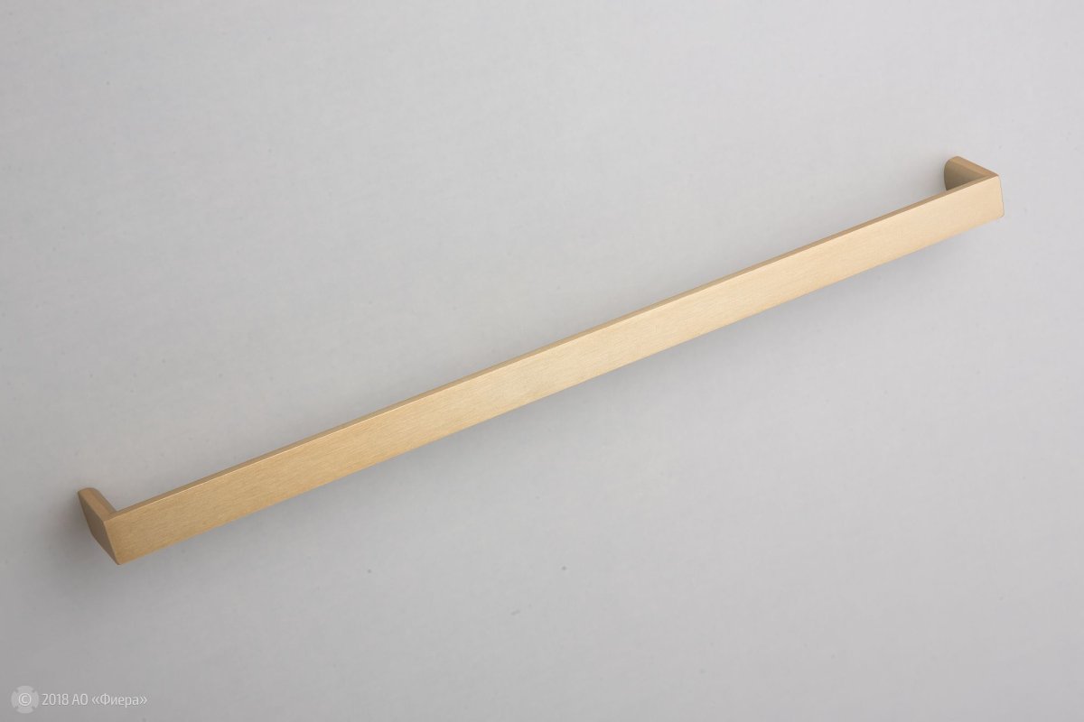 Ручка-скоба 320 мм сатиновая латунь