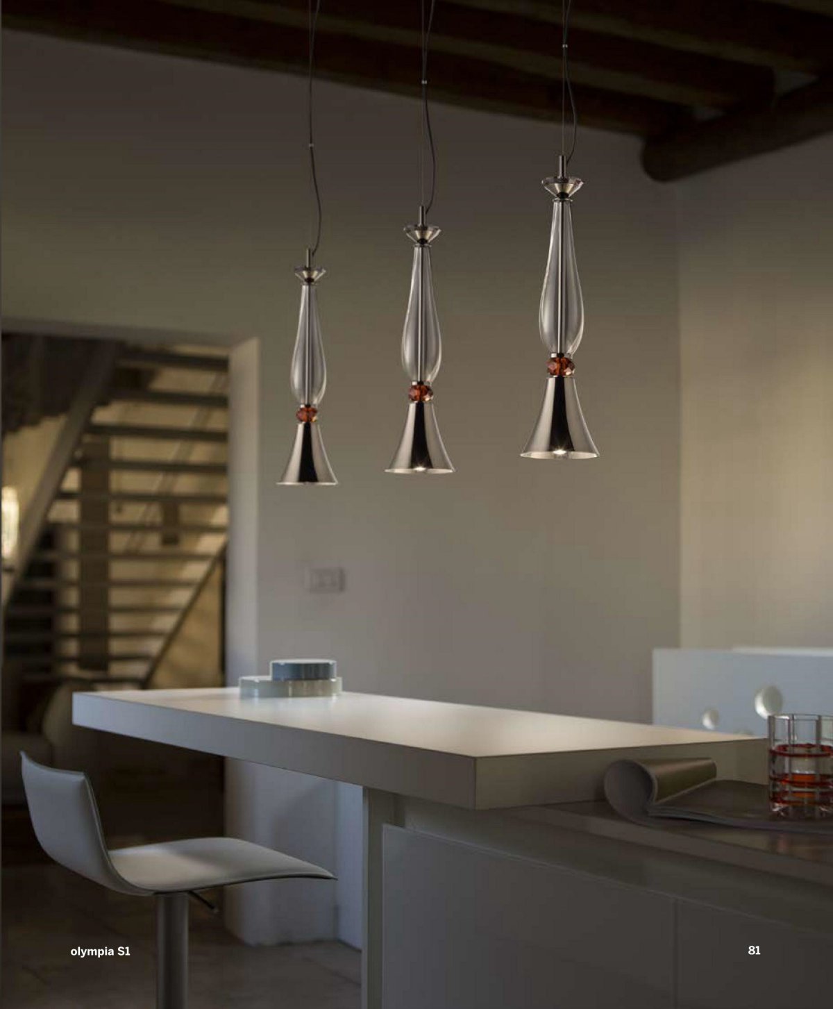 Люстра Euroluce Olympia l12 / fume