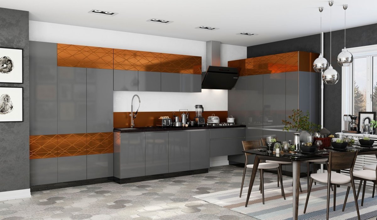 Кухня Алвик базальт