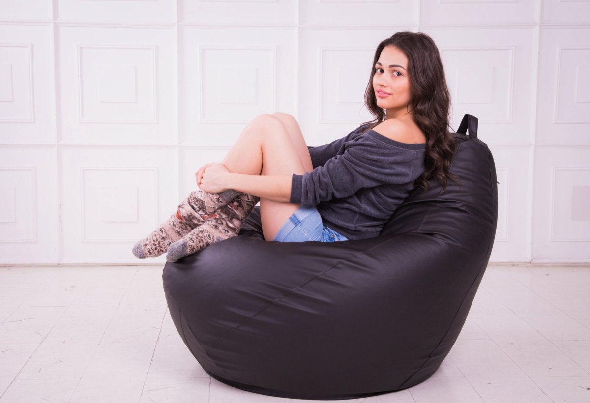 Кресло мешок черный