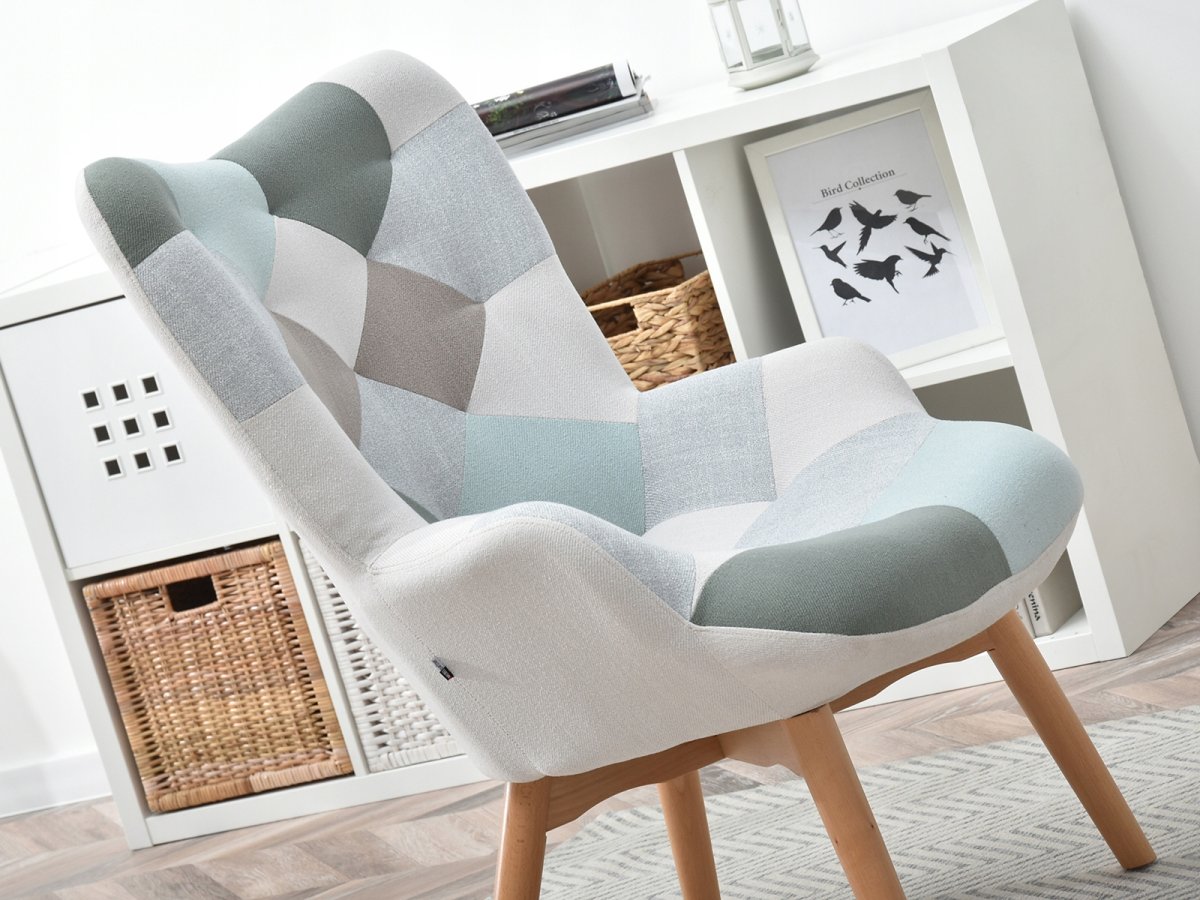 Кресло Contour, пэчворк